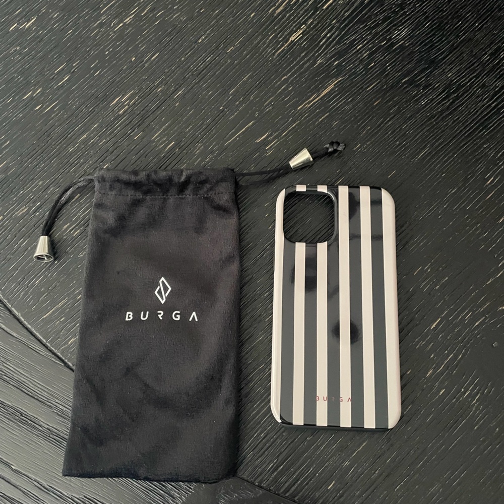 BURGA iPhone 12Pro Striped Phone Case